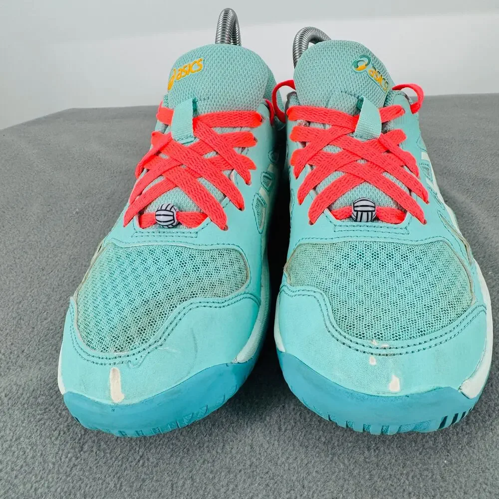 ASICS Upcourt 6 Shoes Womens 7 Blue Pickleball Court Volleyball‎ 072A107